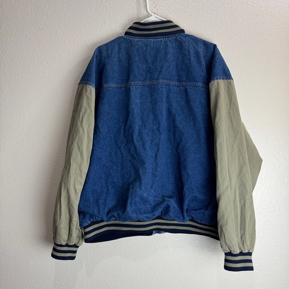 Wearguard Vintage Denim Varsity Jacket Size XL - Picture 6 of 9